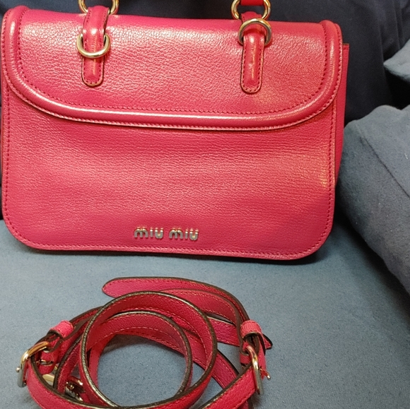 Miu Miu Madras bag in Peonia - Picture 5 of 6